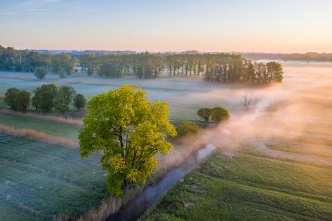 Langemeersen vanuit de lucht