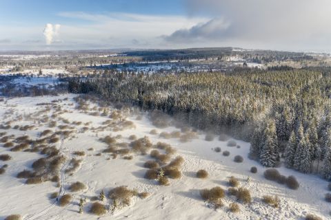 Brackvenn vanuit de lucht