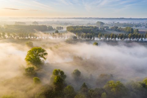 Heurnemeersen vanuit de lucht