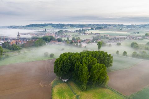 Pays des Collines from the sky