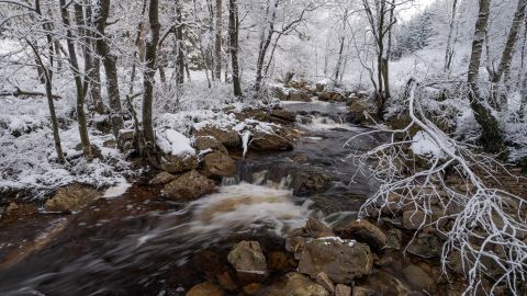 Winterse rivier
