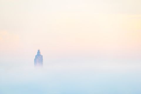 Kerk in de mist